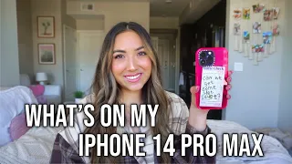 WHAT'S ON MY IPHONE 14 PRO MAX!!