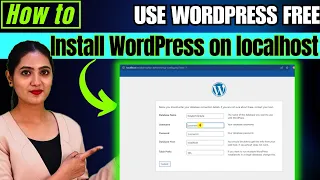 Install WordPress in localhost XAMPP 2023 | How to use WordPress free