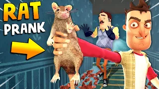 Putting RATS in The Neighbor’s House!!! | Hello Neighbor Gameplay (Mods)