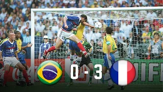 France 3 - 0 Brazil | World Cup 1998 HD