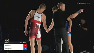 160 Lbs Final - Joshua Barr, Michigan Vs Aiden Riggins, Iowa C062