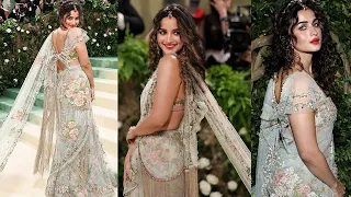 Alia Bhatt Looks so Stunning at her First Met Gala Look in Saaree at Cannes 2024