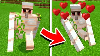 How to tame an IRON GOLEM in Minecraft?