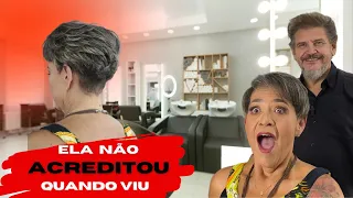 CORTE CURTO GRISALHO FEMININO✂️ RESGATAMOS A AUTOESTIMA ATRAVES DE UM CORTE DE CABELO  ✨