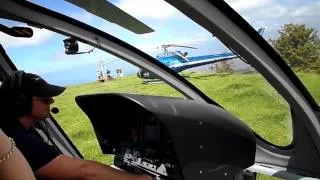 turbine start up on the Blue Hawaiian helicopter