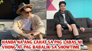 READY NA ANG LAHAT SA NALALAPIT NA PAG LAYA AT PAG BABALIK NI VHONG SA SHOWTIME