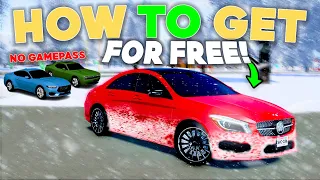 HOW TO GET FREE SPORTS CARS in | Greenville Roblox!
