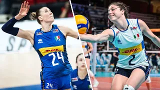 DEGRADI & ANTROPOVA, Best Spikers in Turkey - Italy | Volleyball Nations League 2024