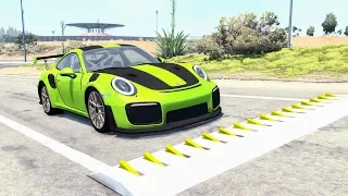 Spike Strip High Speed Crashes #41 – BeamNG Drive | CrashBoomPunk