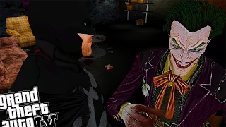GTA IV Batman Mod vs The Joker Mod - Epic Battle in Sex Shop!