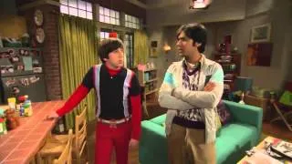 The Big Bang Theory set tour with Simon (Howard) and Kunal (Raj)