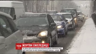 Черги в травмпунктах та затори: Київ оговтується від раптового снігопаду