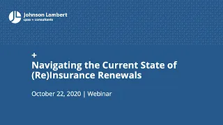 WEBINAR | Navigating the Current State of (Re)Insurance Renewals | October 22, 2020