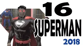 DCUO 16 Superman Costumes