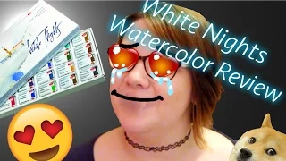 White Nights Watercolor Set Review + Demo!