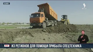 Уровень воды достиг опасной отметки в Атырауской области