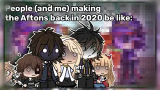 People (and 12yo me) making the Aftons back in 2020: || FNaF Gacha