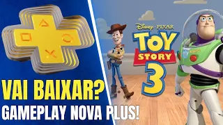 Disney Pixar Toy Story 3 PS4 / PS5 - Gameplay do Jogo da PS PLUS esse é só DELUXE - Vai baixar?
