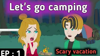 Scary vacation part 1 | Thriller story | Learn English | English stories | English animation