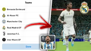 How To Change Base Team In eFootball 2024 Mobile [TUTORIAL]