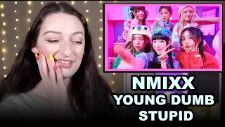 the childhood nostalgia is real.. nmixx young dumb stupid mv reaction!!