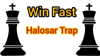 Win Fast By Halosar Trap- opening, strategy, Trap, Tricks, Gambit | Chess Addict | Hindi chess