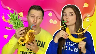 УГАДЫВАЕМ какие фрукты в СМУЗИ! УГАДАЙ ВКУС СМУЗИ 🐞 Эльфинка