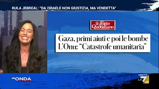 Rula Jebreal attacca i leader occidentali: “Non chiedono a Israele di rispettare il diritto”