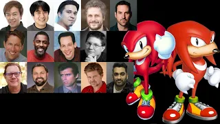 Video Game Voice Comparison- Knuckles The Echidna (Sonic)