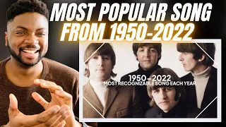 🇬🇧BRIT Reacts To THE MOST POPULAR SONG EVERY YEAR FROM 1950-2022!