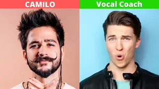 VOCAL COACH Justin Reacts to CAMILO's LIVE Vocals (for the first time)