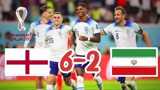 England 6 x 2 Iran 2022 FIFA World Cup Extended ALL Goals & Highlights HD