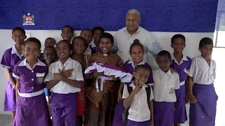 Fijian Prime Minister commissions the teacher’s quarters at Navuakece Primary School in Naitasiri