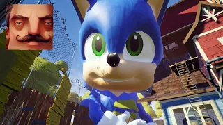 Hello Neighbor - Big Baby Sonic the Hedgehog Act 2 Different versions Gameplay Walkthrough