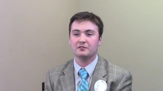 Benjamin Godfrey Interview for 2017-2018 Student Senate Treasurer