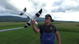 H-King Super Kinetic Sport Glider 815mm PNF Maiden flight