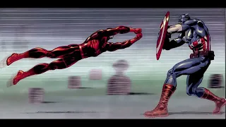 Captain America Beats The Crazy Out of Daredevil