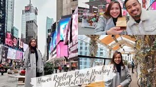 HAVEN ROOFTOP BAR + HERSHEY’S CHOCOLATE WORLD IN TIMES SQUARE NY | ANIKA SIGLOS