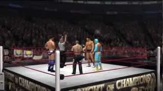 WWE Night of Champions 2012 - The Miz vs Rey Mysterio vs Sin Cara vs Cody Rhodes