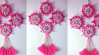 How to reuse waste cotton Buds | Cotton Buds Wall Hanging | Best out of waste l homemade craft ideas