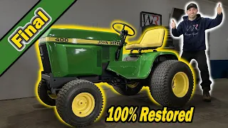John Deere 400 Garden Tractor Fully Rebuilt