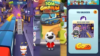 Talking Tom Gold Run-Night Chase | Android & IOS Gameplay #talkingtomgoldrun #gameplay