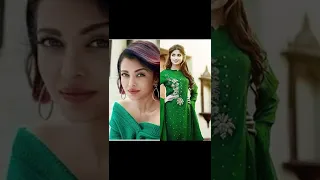 Aishwarya rai Vs Sajal Ali♥️ #shorts #tell me who is looking gorgeous guys #subscribe