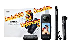 Insta360 X3 Creator Kit Unboxing