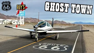 We Landed On Route 66! Flying to Amboy, CA In The Bonanza!