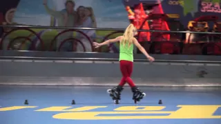Sofia Bogdanova, seba team prorider, skating in roll-hall. Some shots from training.