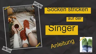 Socken auf der Singer!!