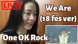 One Ok Rock - We Are (18 fes ver) Live Performance - fan reaction