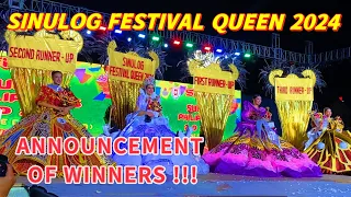 SINULOG FESTIVAL QUEEN 2024 - Announcement of Winners @ Cebu City Sports Complex