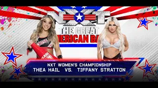 Great American Bash NXT Women's Championship: Thea Hail vs. Tiffany Stratton | Submission Match